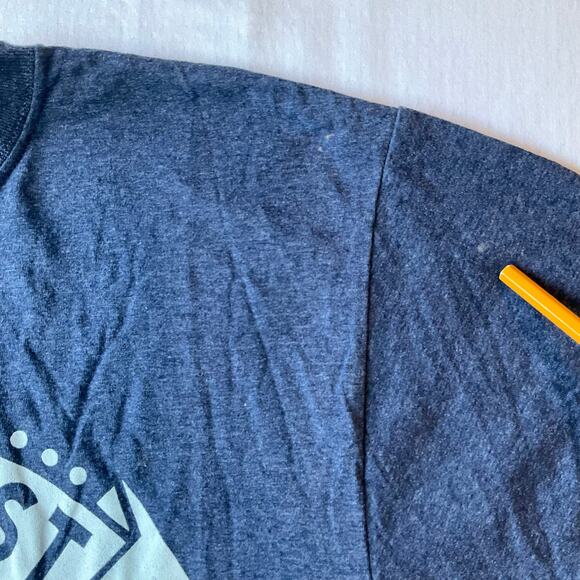 Celebrate Father’s Day Men T-shirt size M Short Sleeve Blue Fun Greatest Farted - Picture 8 of 8